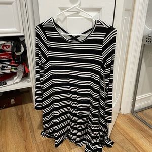 Black and White Dress